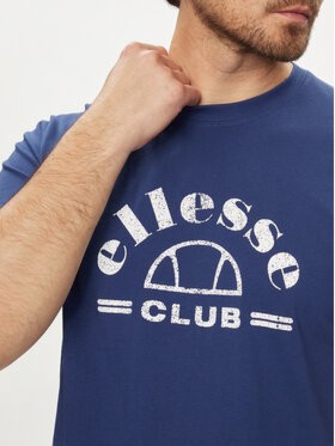 Ellesse T-Shirt Club SHV20259 Granatowy Regular Fit