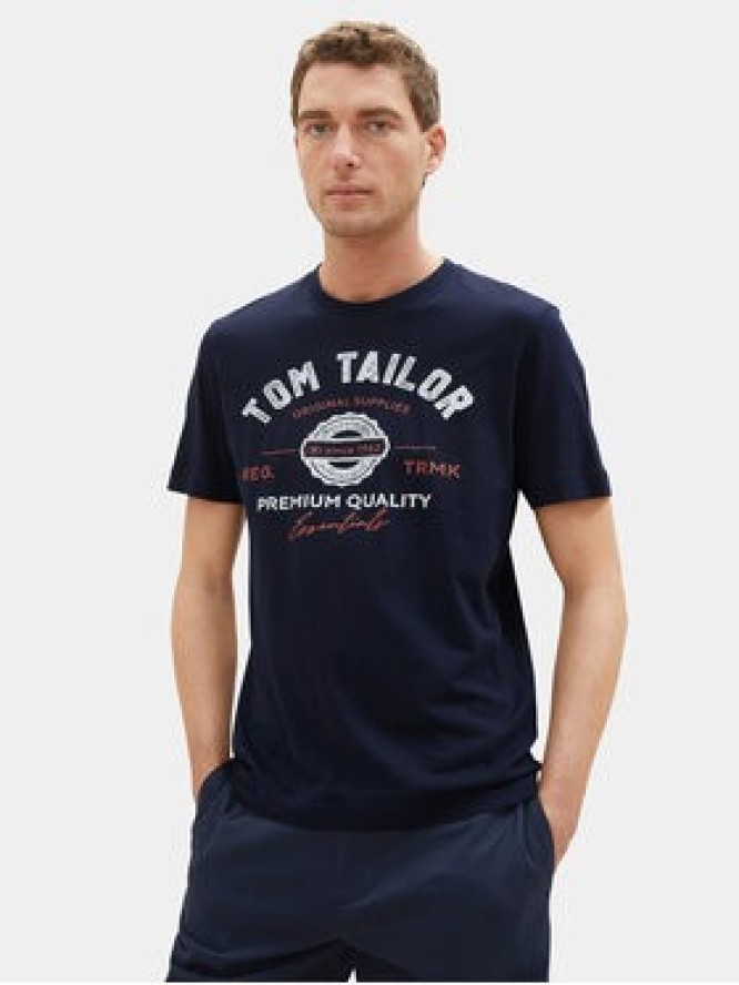 Tom Tailor T-Shirt 1037735 Granatowy Regular Fit