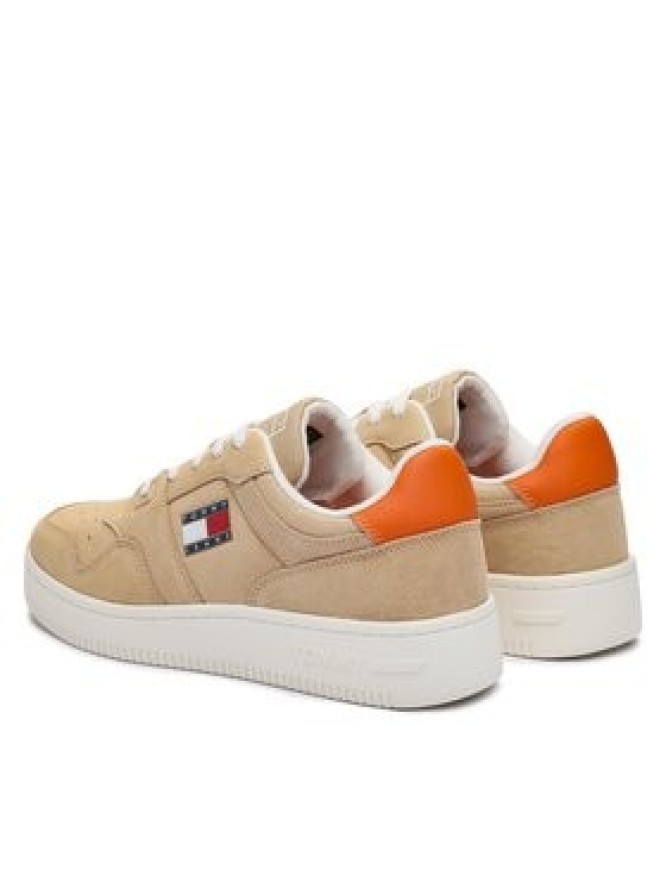 Tommy Jeans Sneakersy Tjm Basket Suede EM0EM01329 Beżowy