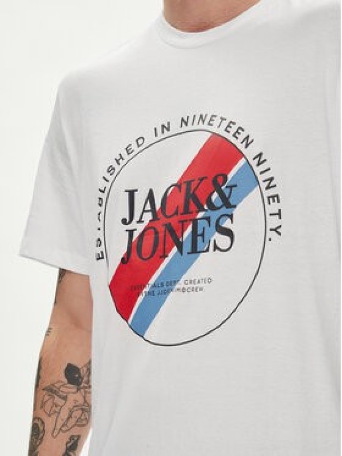 Jack&Jones T-Shirt Loof 12248624 Biały Standard Fit