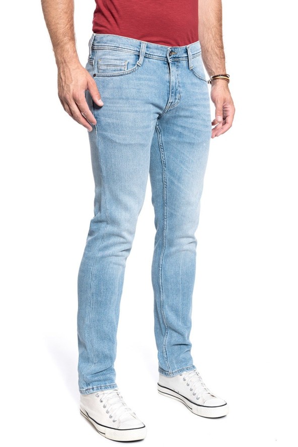 SPODNIE MĘSKIE MUSTANG OREGON TAPERED DENIM BLUE 1008768 5000 314