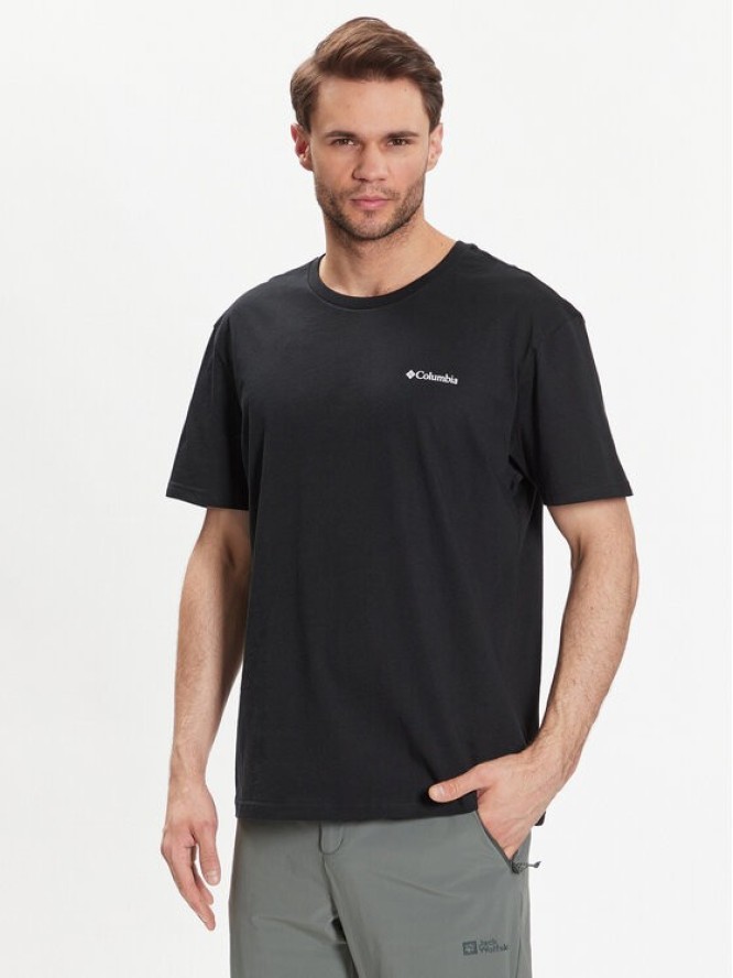 Columbia T-Shirt Basic Logo 1680053 Czarny Regular Fit