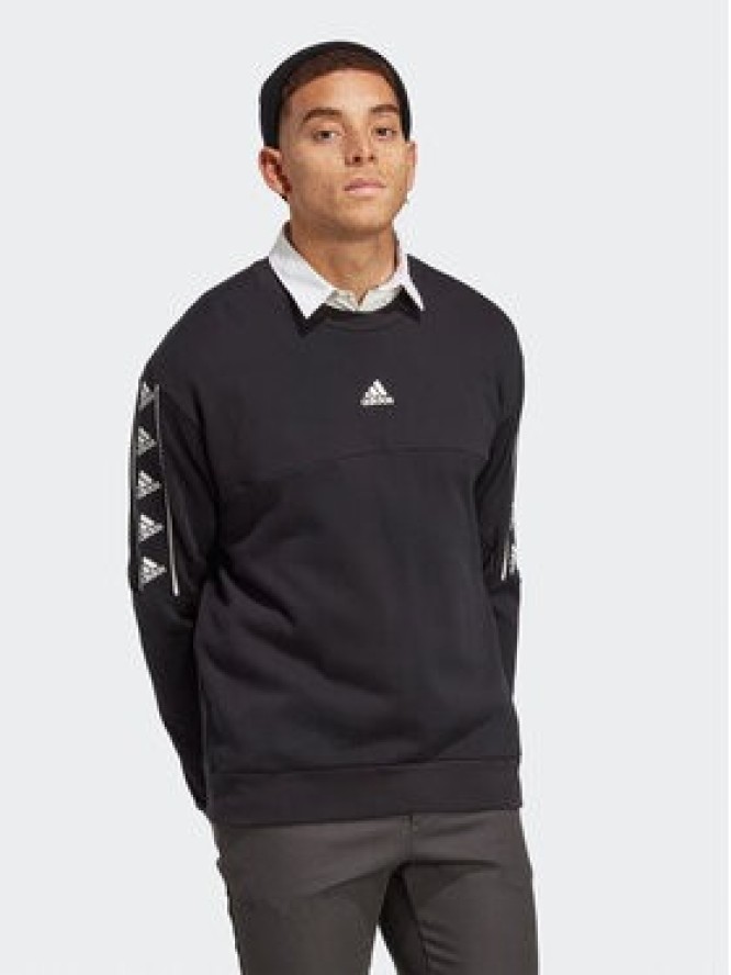 adidas Bluza Brand Love Sweatshirt IC6809 Czarny Loose Fit