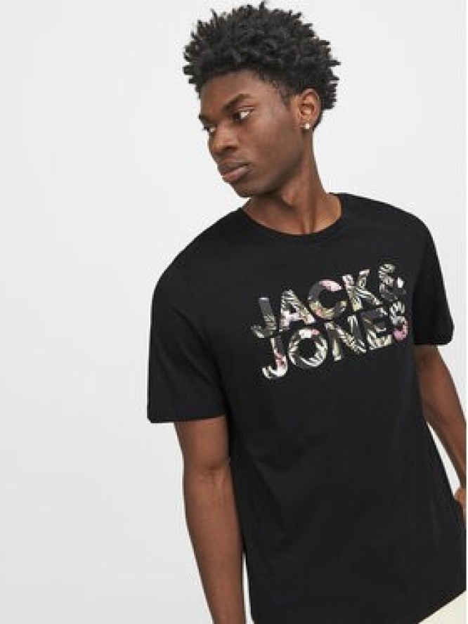 Jack&Jones T-Shirt Jeff 12250683 Czarny Standard Fit