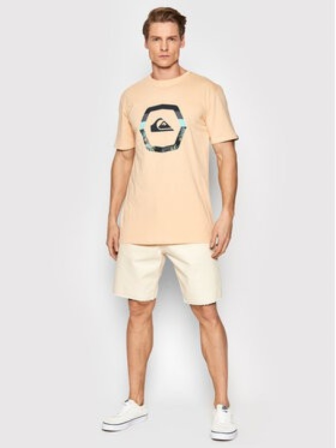 Quiksilver T-Shirt Uprise EQYZT06663 Pomarańczowy Regular Fit