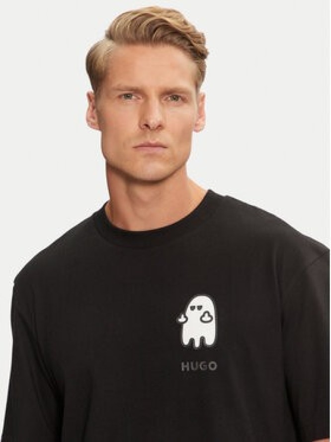 Hugo T-Shirt Dicatiko 50532325 Czarny Relaxed Fit