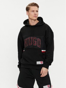 Hugo Bluza Danody 50510166 Czarny Relaxed Fit