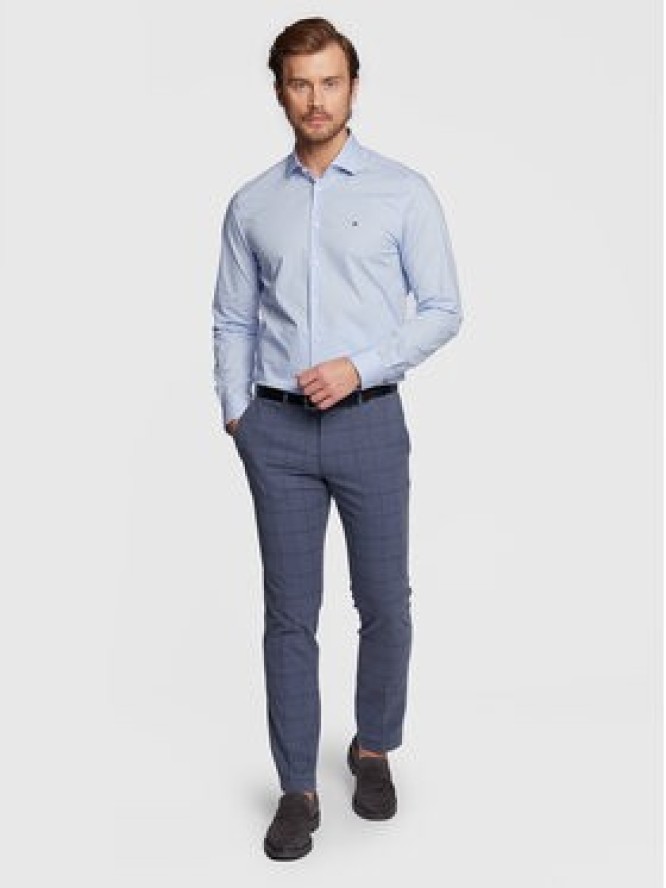 Tommy Hilfiger Koszula MW0MW25040 Błękitny Slim Fit