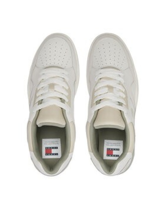 Tommy Jeans Sneakersy Tjm Logo Execution Basket EM0EM01379 Beżowy