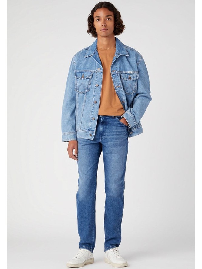 Wrangler Dżinsy "River" - Regular fit - w kolorze niebieskim rozmiar: W32/L32