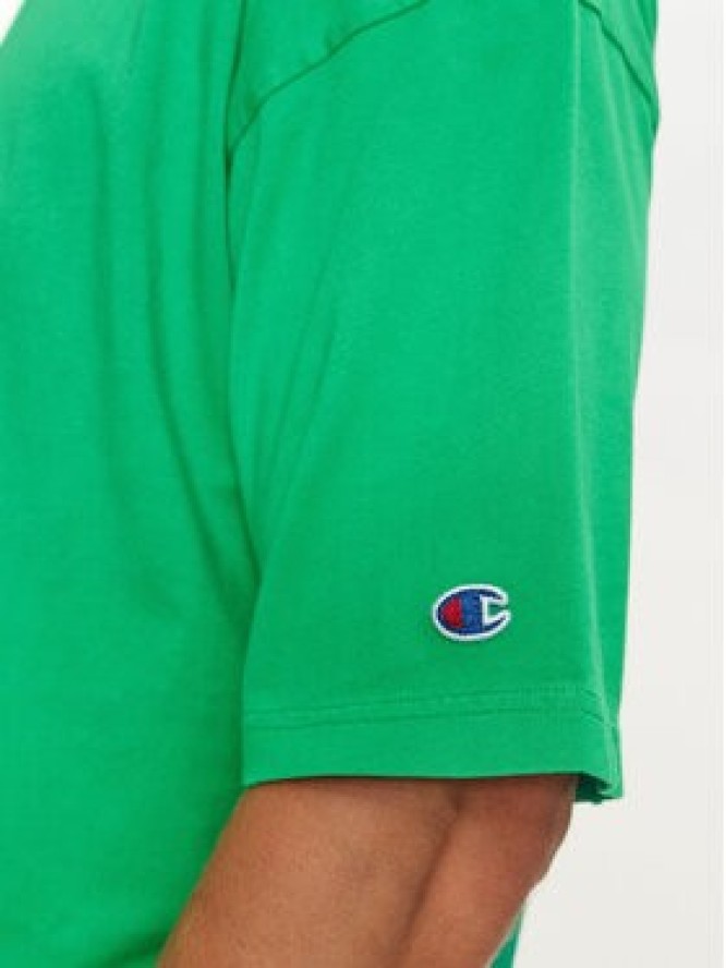 Champion T-Shirt 218651 Zielony Regular Fit