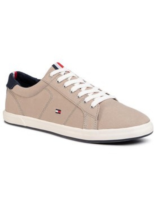 Tommy Hilfiger Tenisówki Iconic Long Lace Sneaker FM0FM01536AEP Beżowy