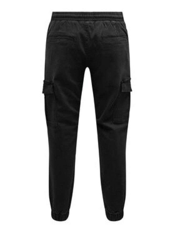 Only & Sons Spodnie materiałowe 22027398 Czarny Regular Fit