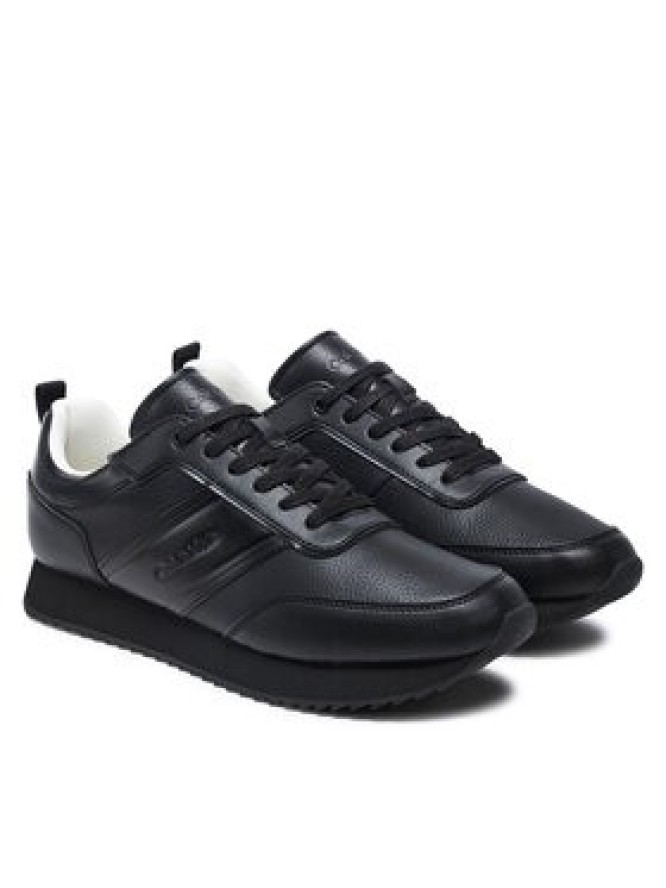 Calvin Klein Sneakersy Low Top Lace Up Logo Lth HM0HM01654 Czarny