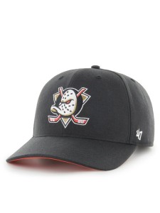 47 Brand Czapka z daszkiem NHL Anaheim Ducks H-CLZOE25WBP Czarny
