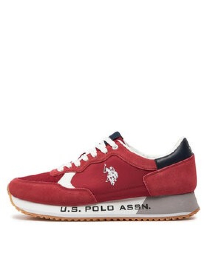 U.S. Polo Assn. Sneakersy CleeF006 CLEEF006/4TS1 Czerwony