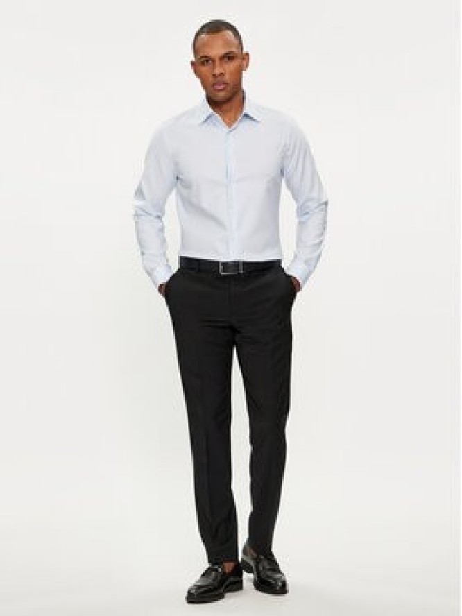 Michael Kors Koszula MD0DS01032 Błękitny Slim Fit