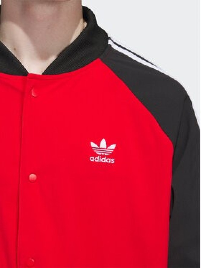 adidas Kurtka bomber IC5542 Czerwony Regular Fit