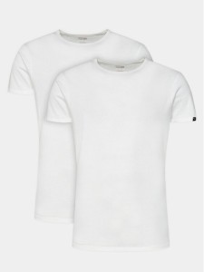 Puma Komplet 2 t-shirtów Basic 935016 Biały Regular Fit