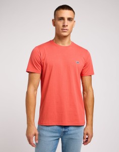 LEE SS PATCH LOGO TEE MĘSKA KOSZULKA T-SHIRT POPPY 112349352