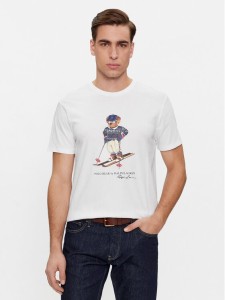 Polo Ralph Lauren T-Shirt 710853310026 Biały Slim Fit