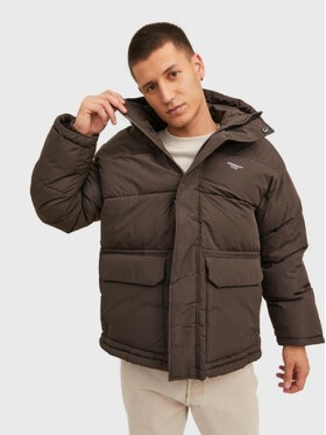 Jack&Jones Kurtka puchowa Sence 12215144 Brązowy Regular Fit