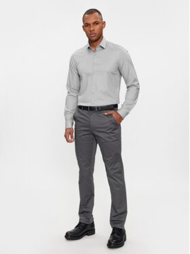 Calvin Klein Koszula K10K108426 Szary Slim Fit