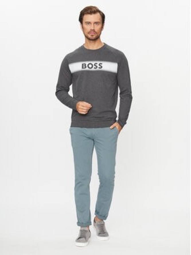 Boss Bluza Authentic 50503060 Szary Regular Fit