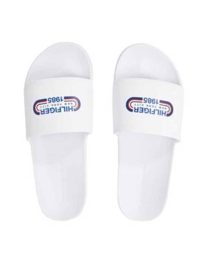 Tommy Hilfiger Klapki Rwb Hilfiger Oly Pool Slide FM0FM05019 Biały