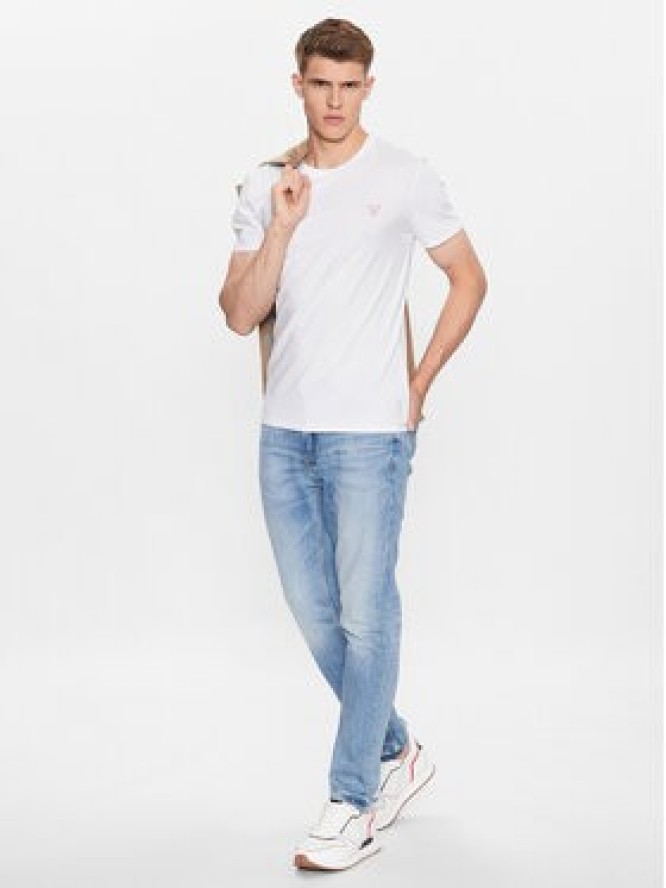 Guess T-Shirt M2YI24 J1314 Biały Slim Fit