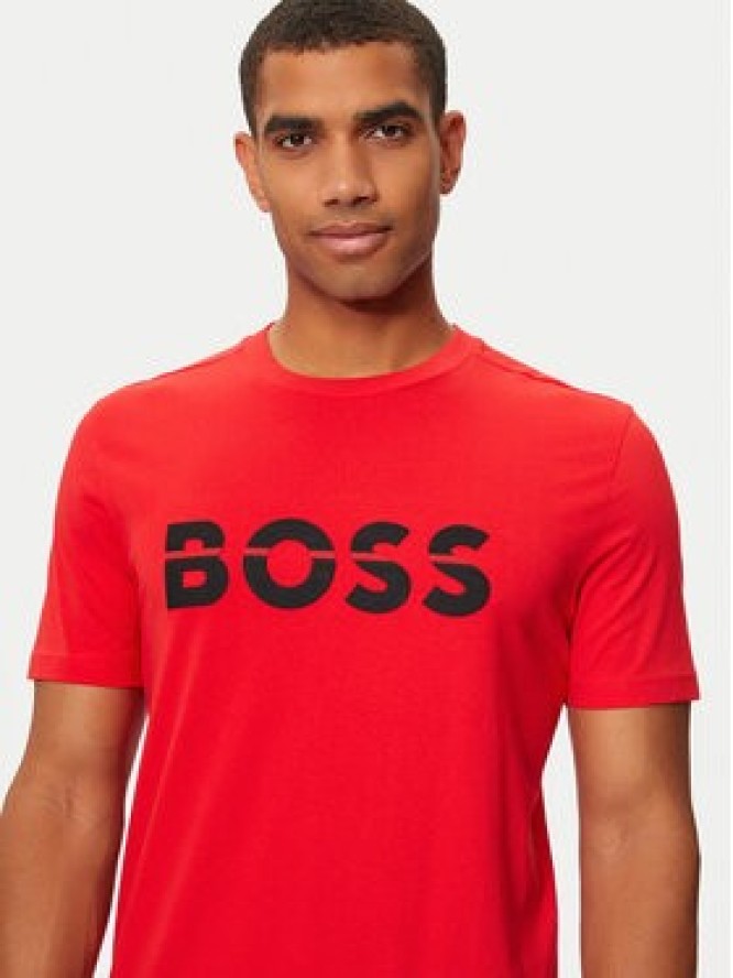 Boss T-Shirt 50525208 Czerwony Regular Fit