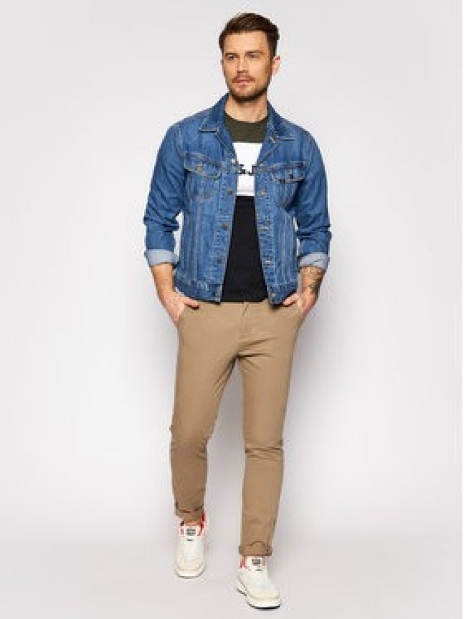 Jack&Jones Chinosy Marco Bowie 12150160 Beżowy Slim Fit