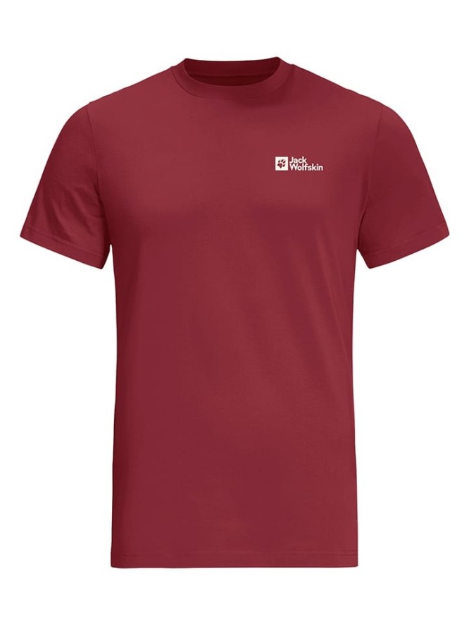 Jack Wolfskin Koszulka "Essential" w kolorze czerwonym rozmiar: M