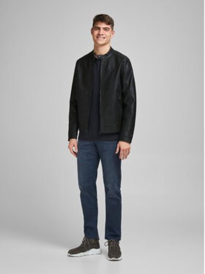 Jack&Jones Kurtka z imitacji skóry 12182461 Czarny Regular Fit