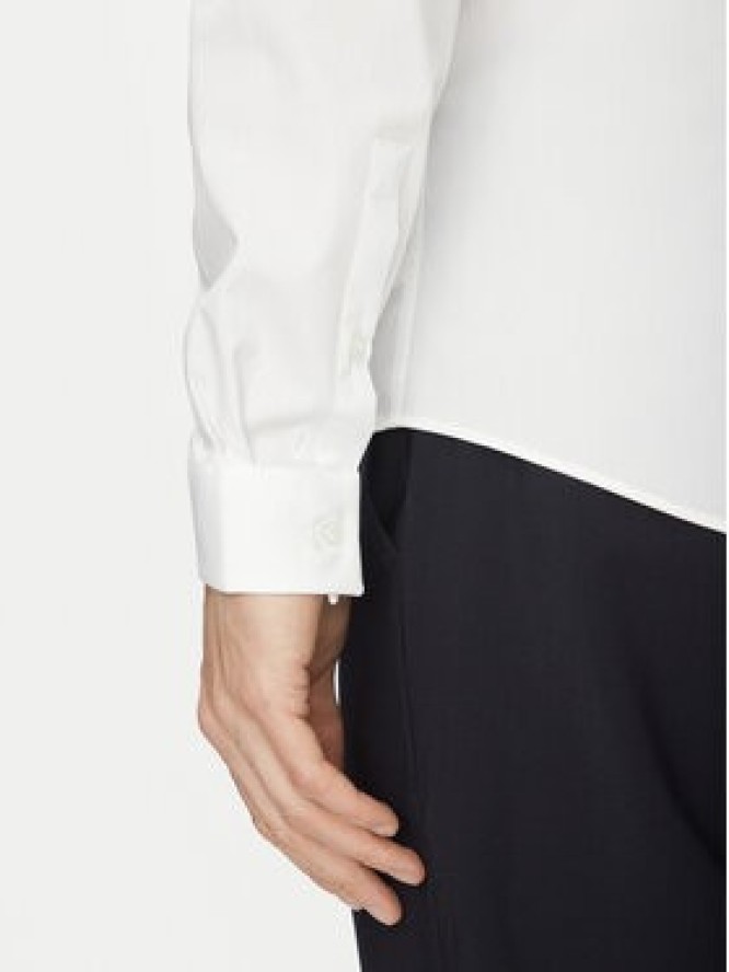 Calvin Klein Koszula K10K114299 Biały Slim Fit