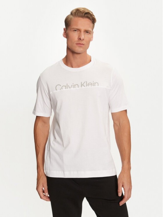 Calvin Klein Performance T-Shirt 00GMF4K142 Biały Regular Fit