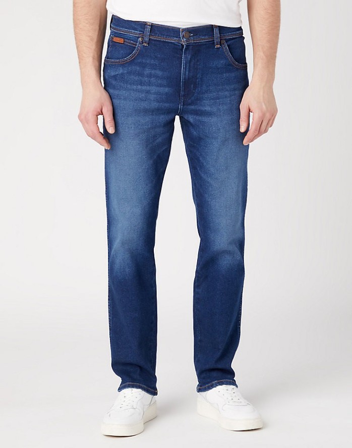 WRANGLER MĘSKIE SPODNIE JEANSOWE JEANS TEXAS SLIM STAR MAN W12SU8234