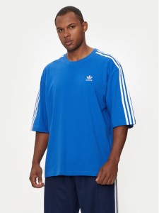 adidas T-Shirt adicolor IZ2481 Niebieski Oversize