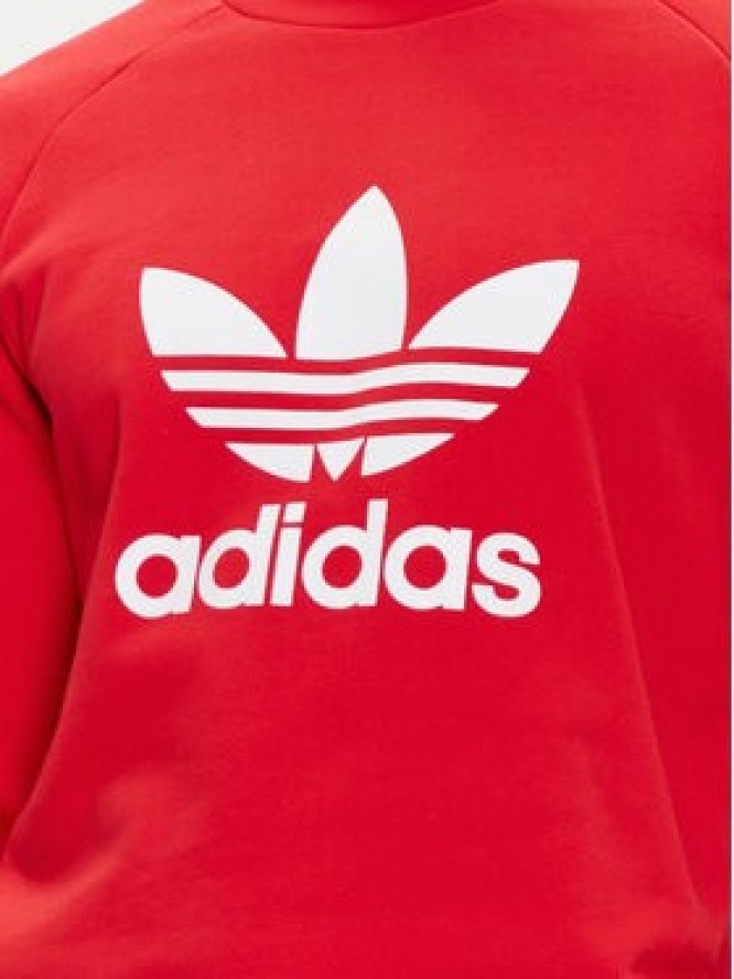 adidas Bluza adicolor Classics Trefoil IA4855 Czerwony Regular Fit