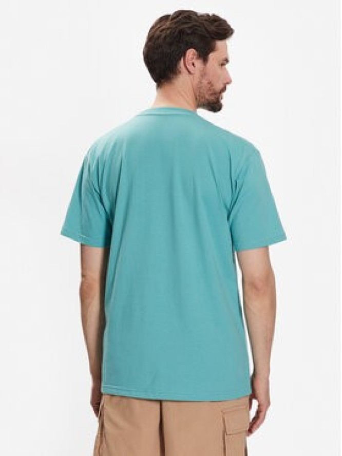 DC T-Shirt Star Pocket ADYZT05043 Niebieski Relaxed Fit