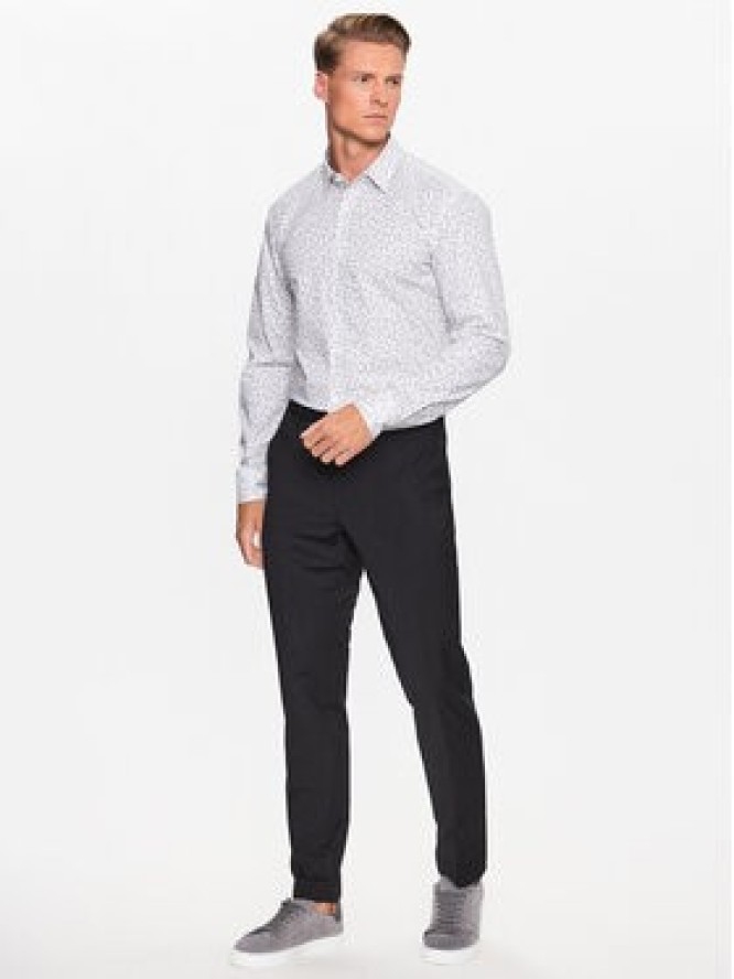 Boss Koszula 50490201 Biały Slim Fit