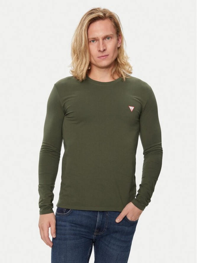 Guess Longsleeve M2YI28 J1314 Khaki Slim Fit