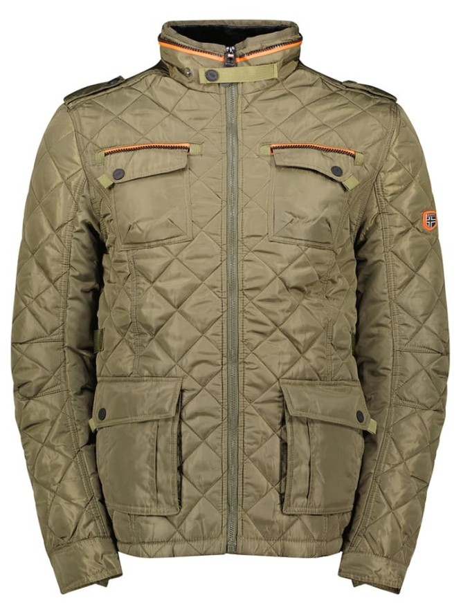 Geographical Norway Kurtka pikowana "Delio" w kolorze khaki rozmiar: S