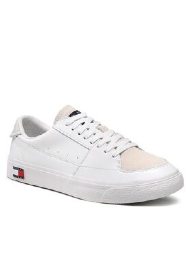 Tommy Jeans Sneakersy Vulcanized Ess EM0EM01106 Biały