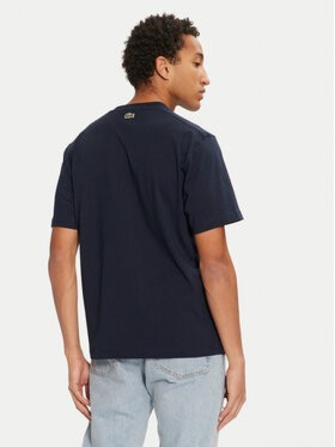 Lacoste T-Shirt TH2733 Granatowy Classic Fit