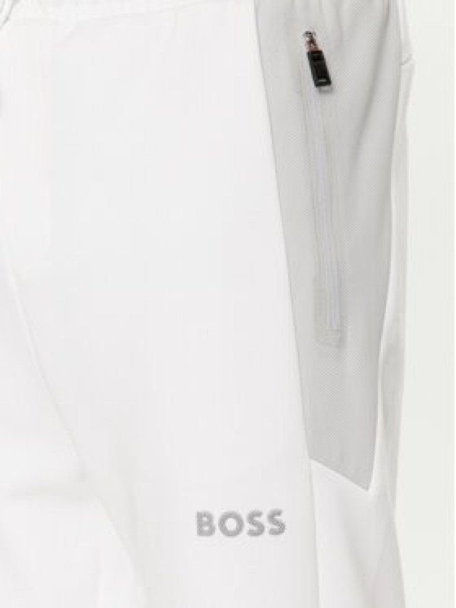 Boss Spodnie dresowe Hadiko 50510346 Biały Regular Fit