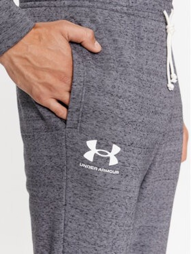 Under Armour Spodnie dresowe Ua Rival Terry Jogger 1380843 Szary Fitted Fit