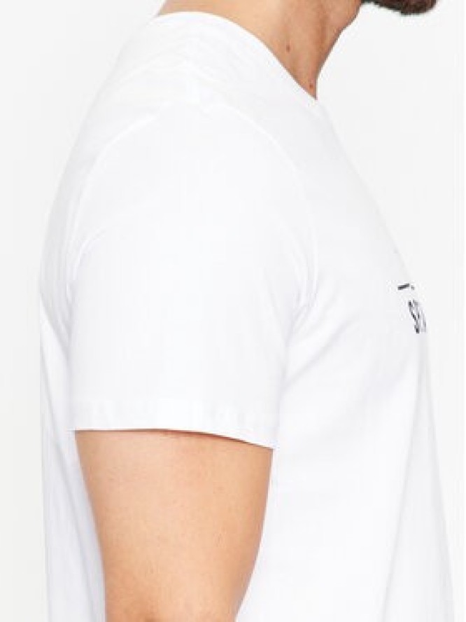 4F T-Shirt 4FAW23TTSHM0878 Biały Regular Fit