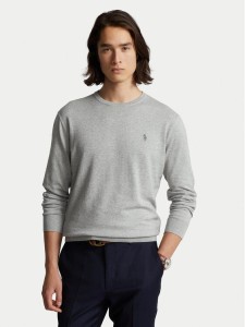 Polo Ralph Lauren Sweter 710684957003 Szary Slim Fit