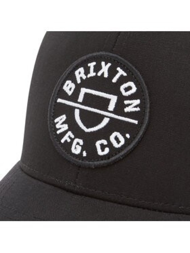 Brixton Czapka z daszkiem Crest X Mp Mesh Cap 10921 Czarny